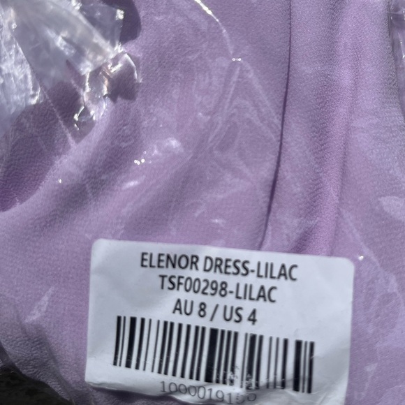 THATSOFETCH Lilac Elenor backless halter tie dress Sz4 US sz 8AU New with tags - Picture 10 of 10
